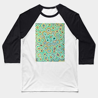 Zen Doodle Astrology Gold Dawn Baseball T-Shirt